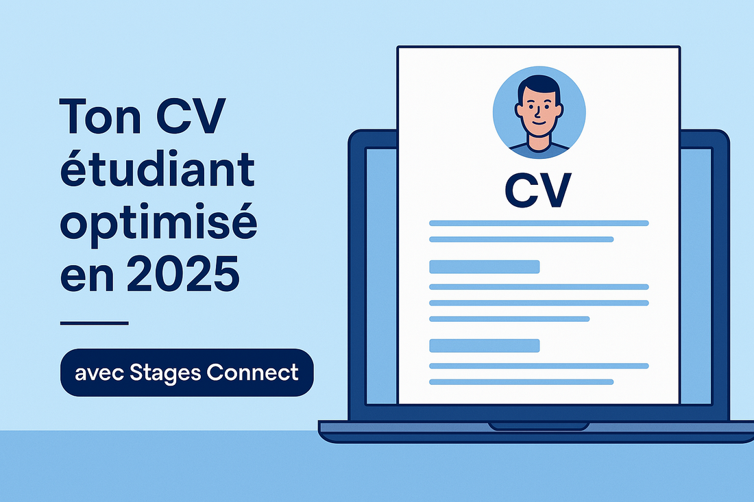Comment faire un bon CV étudiant en 2025 ? (Méthode efficace + astuces Stages Connect)